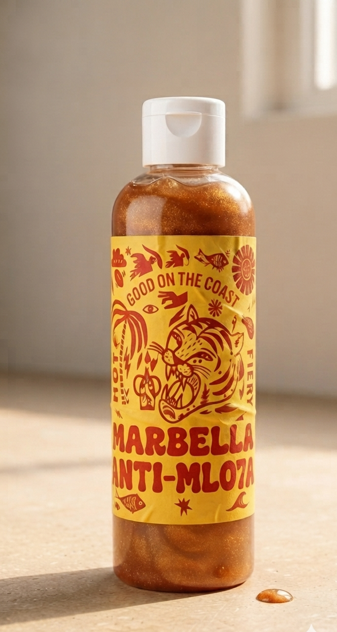 Hydrating shimmer body oil